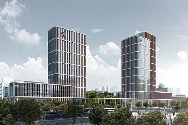 Gmp Plant Zwei Hochhäuser In China